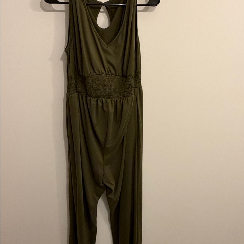 Olive Green Women's Jumpsuit